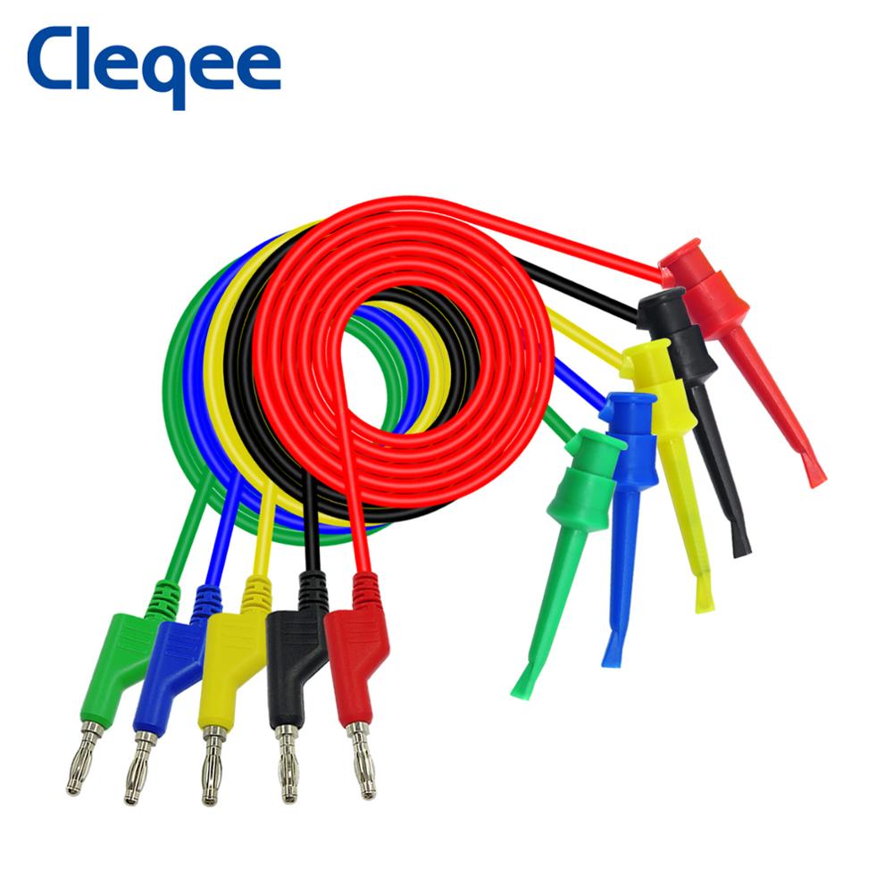 Cleqee P1045 5pcs 4mm  ٳ ÷-׽Ʈ Ŭ ׽Ʈ   Ƽ ׽Ʈ ̺  1M